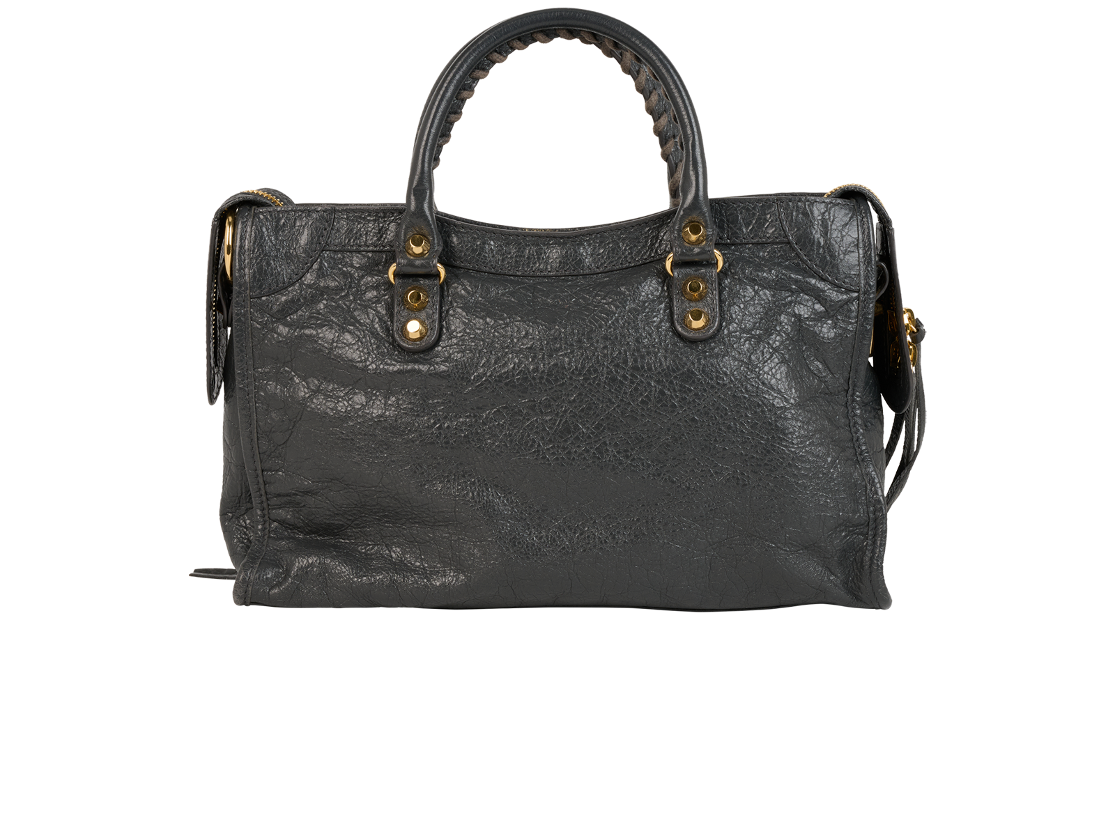 Small Le City, &pound;650, Handbags, Grey, Leather, Back view